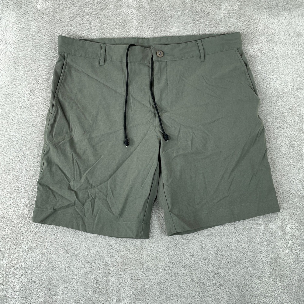 Outlier New Way Shorts Mens 36 Green F. Cloth Nylon Stretch Techwear Gorpcore
